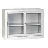 Icam Armadio Metallo Ante scorrevoli Vetro 150x45x90 H
