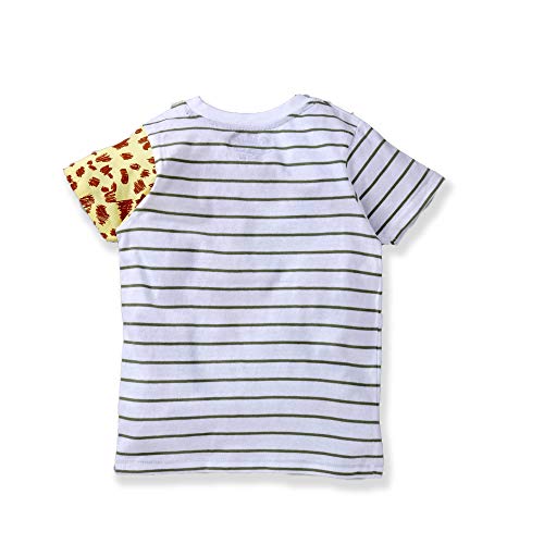 Image of TONYBOY Baby Boy's Cotton Suit (2364 White Khaki 0-3 Months)