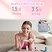 Denabuty Nagelfräser Kabellos 35000 U/Min, Elektrische Nagelfeile 12 in 1 Fräser Nägel Professionell Nail Drill, Nagelfräser für Gelnägel, für Semi Permanent und Acrylnägel, Maniküre Pediküre Rosa