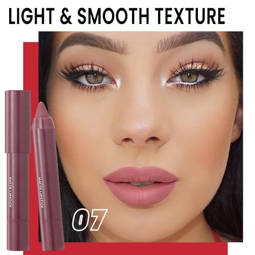 Bingbrush Crayon Matte Longwear Lipstick Pack Set,Moisture Smooth Color Stick Ultimate Lip Crayon For Makeup Collection thumb #1