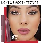 BINGBRUSH Crayon Matte Longwear Lipstick Pack Set,Moisture Smooth Color Stick Ultimate Lip Crayon for Makeup Collection - Waterproof Velvet Lipgloss (07#, 1 Count (Pack of 1)) - Image 2