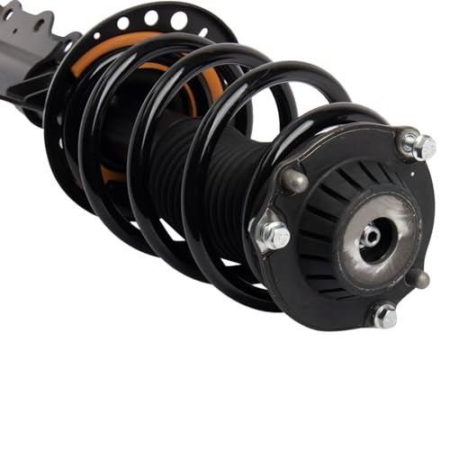 Image of TRQ Front and Rear Complete Strut Assembly & Shock Absorber Kit Complete Strut & Coil Spring Assembly Compatible with 2018-2022 Buick Enclave Chevrolet Traverse