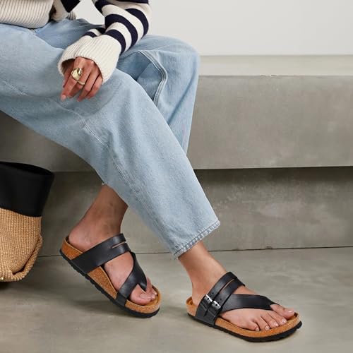 Image of AEROTHOTIC Recovery Slides for Women Cork Footbed Adjustable Straps Sandals