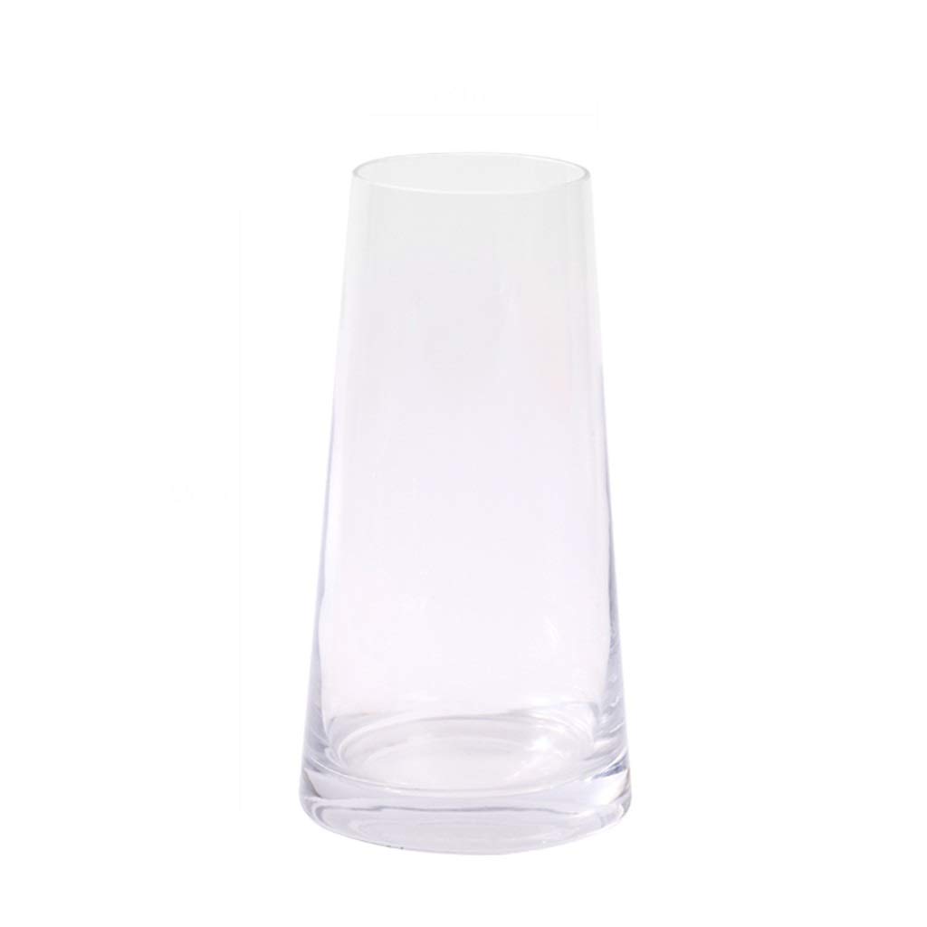 Vase en verre transparent pour arrangement de fleurs et entretien de l'eau