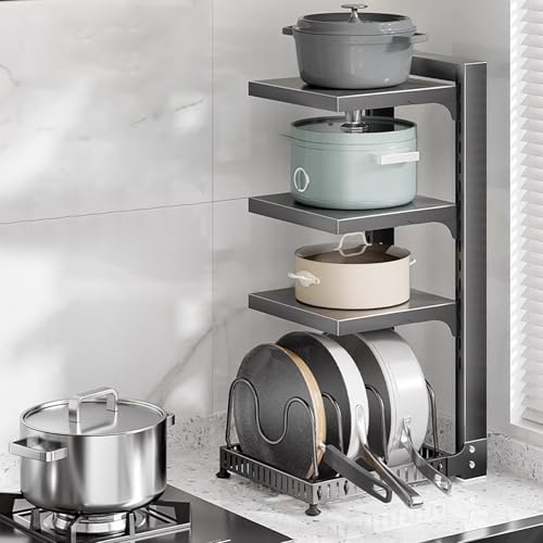 Estantería de almacenamiento de metal para baño, cocina, lavandería, garaje, organizador de exhibición resistente