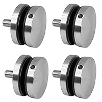 ViaGasaFamido Viti Distanziali In Acciaio Inossidabile Di Alta Resistenza Per Cartelli Pubblicitari Con Distanziatore In Vetro Per Acrilico 12x25mm 12 Pezzi Per Professionisti E Fai Da Te