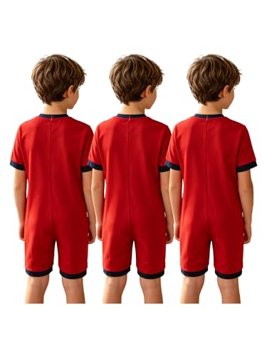 Ropa amigable para la sensibilidad niños mono de algodón antitiras unisex 6
