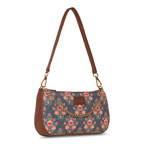 Image of ZOUK Baguette Bag | Crossbody Bags for Women | Women's Handbags | Stylish Sling Bag for Woman | Vegan Leather Evening Bag | Travel & Office Use | Purse and Wallet