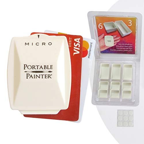 Micro Portable Painter Watercolor Palette with Extra Pans - Travel | Feather-Weight | Simplify Your Life