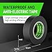 Black Electrical Tape 10 Rolls 4 mil Thick Waterproof, 3/4 in x 65.6ft, Industrial Grade UL/CSA Listed High Temp Electrical Tape Electric Super Vinyl for Electrical, Repairs, Automotive and Equipment