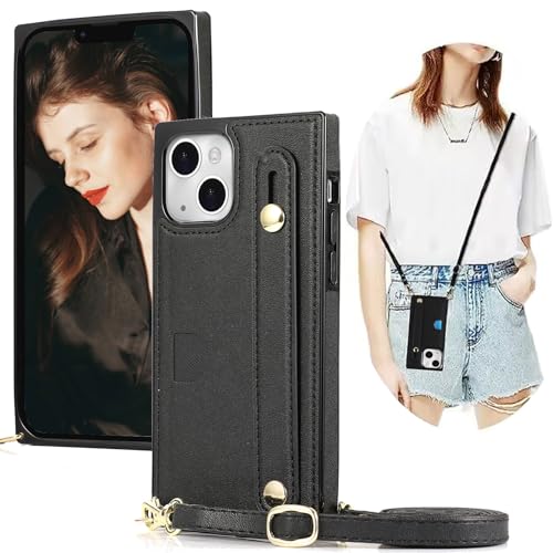 Ysnzaq Crossbody Case for Apple iPhone 15 Plus 6.7"