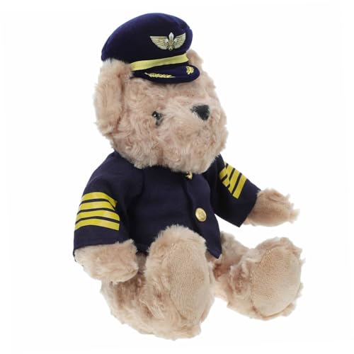 Ours pilote en peluche douce pour calmer les enfants au coucher