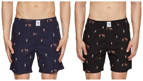 Image of U.S. POLO ASSN. Men's Cotton Boxers (Pack of 2)