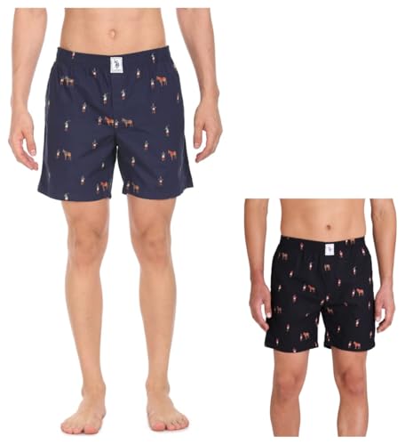 Image of U.S. POLO ASSN. Men's Cotton Boxers (Pack of 2)