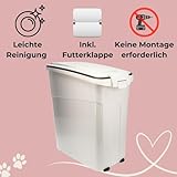 GarPet 2er Set Futtertonne Luftdicht mit Deckel Futtertonne Pferd Hund Hundefutter Aufbewahrung Hundefutter Box Trockenfutter Aufbewahrung Futterbox 54 L