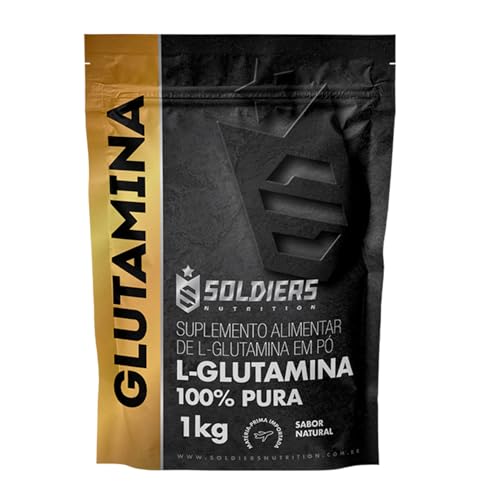 L-Glutamina 1kg - 100% Pura Importada - Nutrição de Soldado