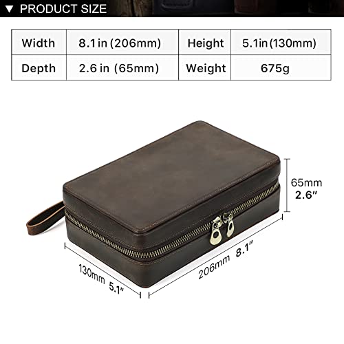 Reisehumidor Contacts Tragbarer Humidor mit Zigarrenschneider