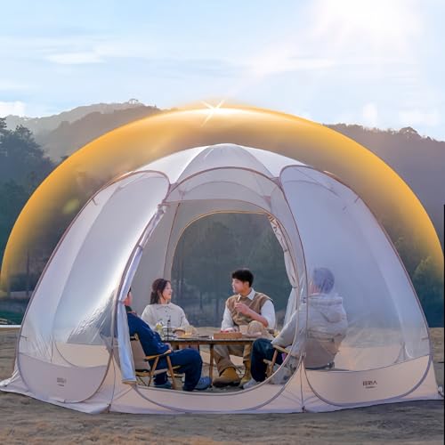 Carpa burbuja pop up para 8-10 personas tipo iglú miniatura 1