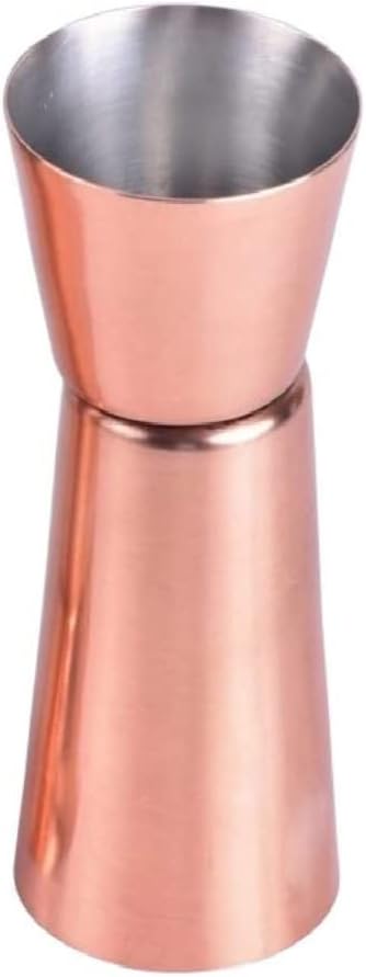 Dynore Stainless Steel Double Sided Copper Plated Tall Peg Measure 30/60 ml