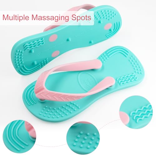 Image of Smily Mia Flip-Flop Baby Teething Toys, Silicone Baby Teether For 3M+, Chewing Toys for Babies Teething Pain Relief,Silicone Baby Shoes,left foot Blue