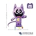 Brickcraft Poppy Playtime CatNap Smiling Critters Building Set, 151 Piece Posable Purple Cat Figure with Tail, Collectible Horror Game Building Toys Gift for Boys & Girls Ages 8 and Up