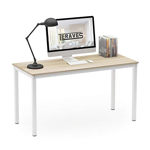 Teraves Computer Desk/Dining Table Office Desk Sturdy Writing Workstation for Home Office (39.37&ldquo;,...