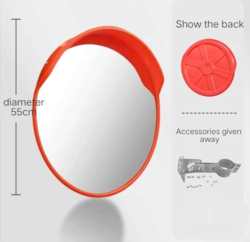 Miroir de sécurité pour porte d'entrée éliminant l'angle mort