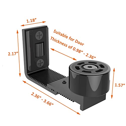 Toimiotoim Wall Mounted Door Guide For Sliding Barn Door, Soft Nylon Roller, Barn Door Bottom Floor Guide #TOP1