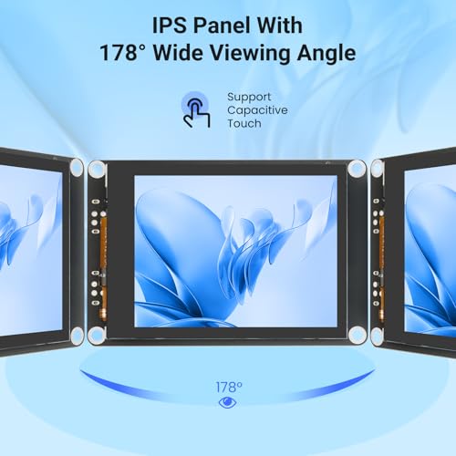 Image of ELECROW ESP32 Display 320x240, 2.8 inch HMI Advanced ESP32-S3 IPS Touch Display, Support AI Speech Interaction, 32-Bit LX7 Dual-Core Processor, Up to 240MHz, Compatible with Arduino, ESP-IDF and LVGL