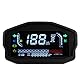 Universeller Motorrad Tachometer, Modifikation Motorrad LED Tachometer Digitaler Kilometerzähler Kraftstoffstandanzeige LCD Instrument für 1/2/4 Zylindermotor einbauen