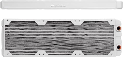 Corsair Hydro X Series, XR5 Radiateur de 360 mm (Triples Fixations Ventilateur de 120 mm, Installation Facile, Construction en Cuivre Premium, Guides de Vis de...
