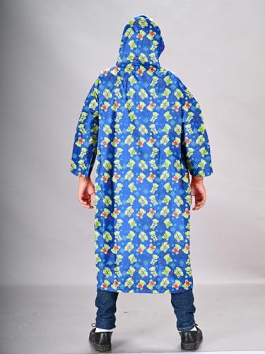 Image of LUX VENUS Boys Printed Raincoat with School Bag Cover