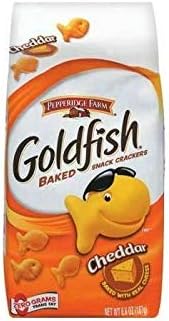 Pepperidge Farm Goldfish Baked Snack Crackers Cheddar - 187g - 2 Pack