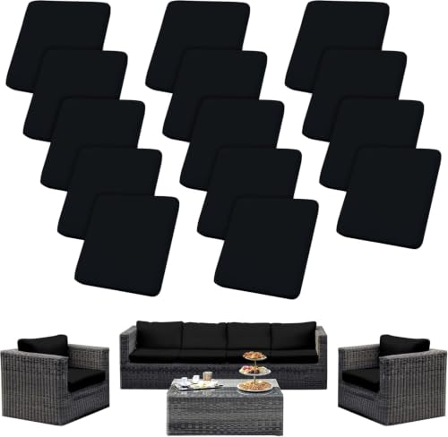 SUKAIKEQA 14PCS Patio Cushion Covers.Patio Furniture Couch SeatSlipcovers