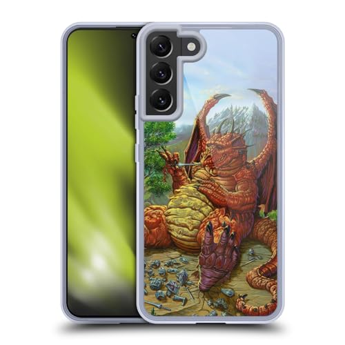 Head Case Designs Officially Licensed Ed Beard Jr Lunch with A Toothpick Dragons Gel Case [Military Grade Protection] Compatible with Samsung Galaxy S22+ 5G