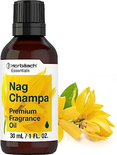 Horbach Nag Champa Fragrance Oil | 1 fl oz (30ml) | Premium Grade | for Diffusers Candle and Soap Making DIY Projects & More