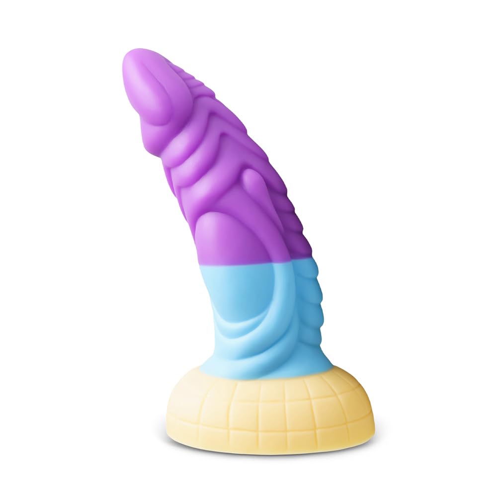 BeHorny Dildo Sex Toy, Liquid Silicone Fantasy Dildo with Suction Cup