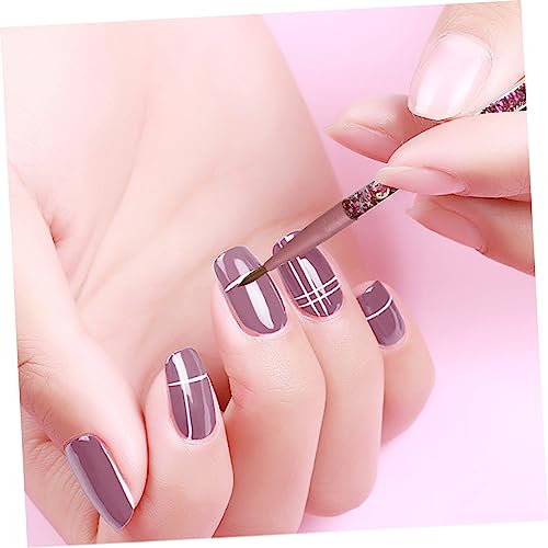 minkissy Caneta De Manicure Caneta De Unhas Escova De Caneta De Unhas Ferramentas De Arte De Unhas F