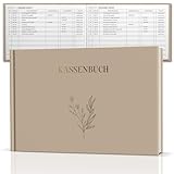 BIROYAL Kassenbuch A5-120 Seiten Haushaltsbuch, Budget Planner & Kassenbücher - Einnahmen Ausgaben Buch - Haushaltsbuch zum Eintragen - Kassenbuch Kleinunternehmer- Ausgaben Tracker Finanzplaner