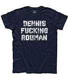 3styler T-shirt Dennis F Rodman - Maillot de basketball - Ligne Classic - 100 % coton - 185 g/m, Bleu, M