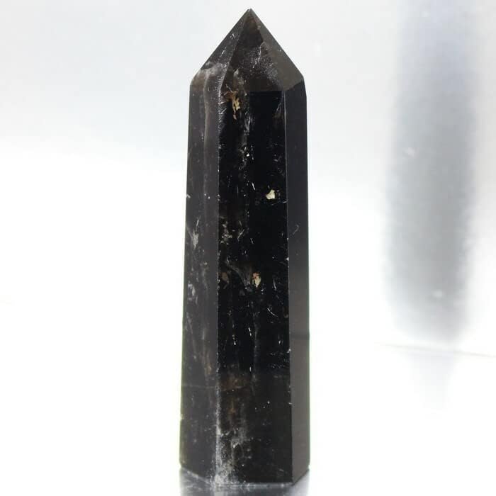 モリオン 原石 ポイント ポイント インテリア Point 浄化 石 置物 原石 黒水晶 魔除け 厄除け 破邪 お守り グッズ アイ