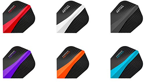 3 Sets Of Harrows Retina Standard Dart Flights Plus 1 Set Of 3 Aluminum Dart Flight Protectors (Aqua) #TOP4