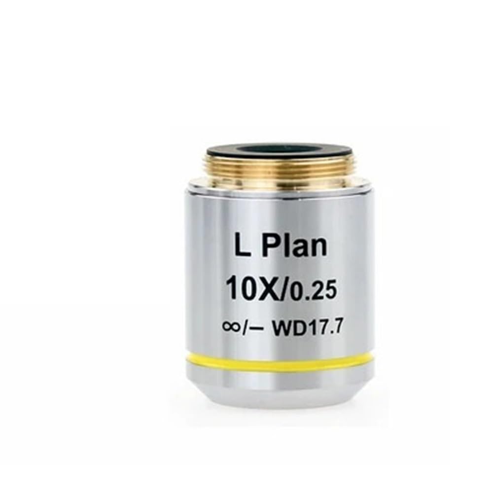 Kit de accesorios para microscopios Plan de larga distancia de trabajo campo infinito objetivo contraste de fase objetivo metalográfico 2,5X 5X 10X 20X 50X 100X lente seca Portaobjetos de microscopio(