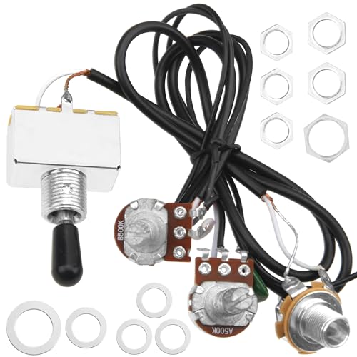 Electric Guitar Wiring Harness with 3-Way Switch