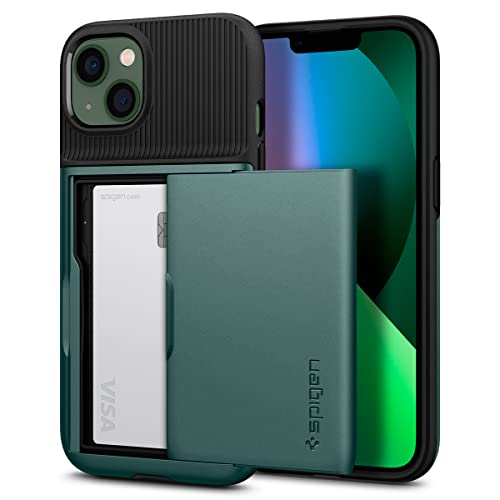 Spigen Slim Armor CS Hülle Kompatibel mit iPhone 13 -Midnight...