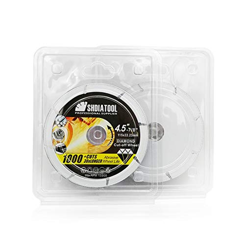 Shdiatool - Disco da taglio diamantato in metallo