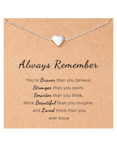 Image of Dainty Heart Bracelet Jewelry for Women Teens, Inspirational Gifts Ideas for Birthday Graduation Mothers Day