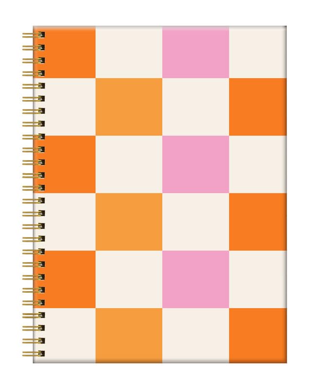 Carnet à spirale pour femme A5 cahier ligné 120 pages papier épais école bureau maison