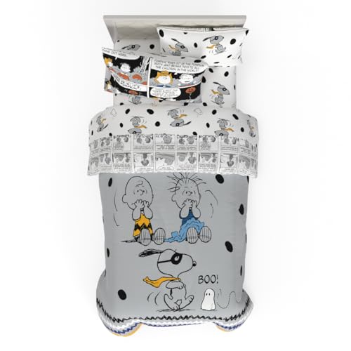Image of Peanuts Snoopy Bedding Set, 4 Piece Super Soft Reversible Comforter and Sheet Set, Twin, (100% Officially Licensed Product) by Franco Collectibles