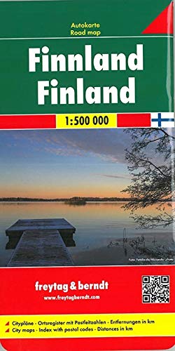 Finnland, Autokarte 1:500.000, freytag & berndt Auto+Freizeitkarten Finnland, Autokarte 1:500.000, freytag & berndt Auto+Freizeitkarten